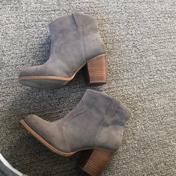 Splendid Brand, grey suede, booties - Picture 5 of 6